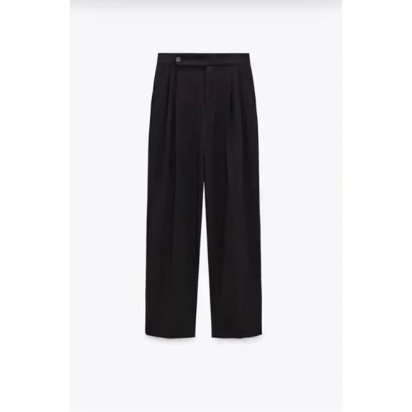 Zara FULL-LENGTH MENSWEAR STYLE PANTS - Picture 10 of 13